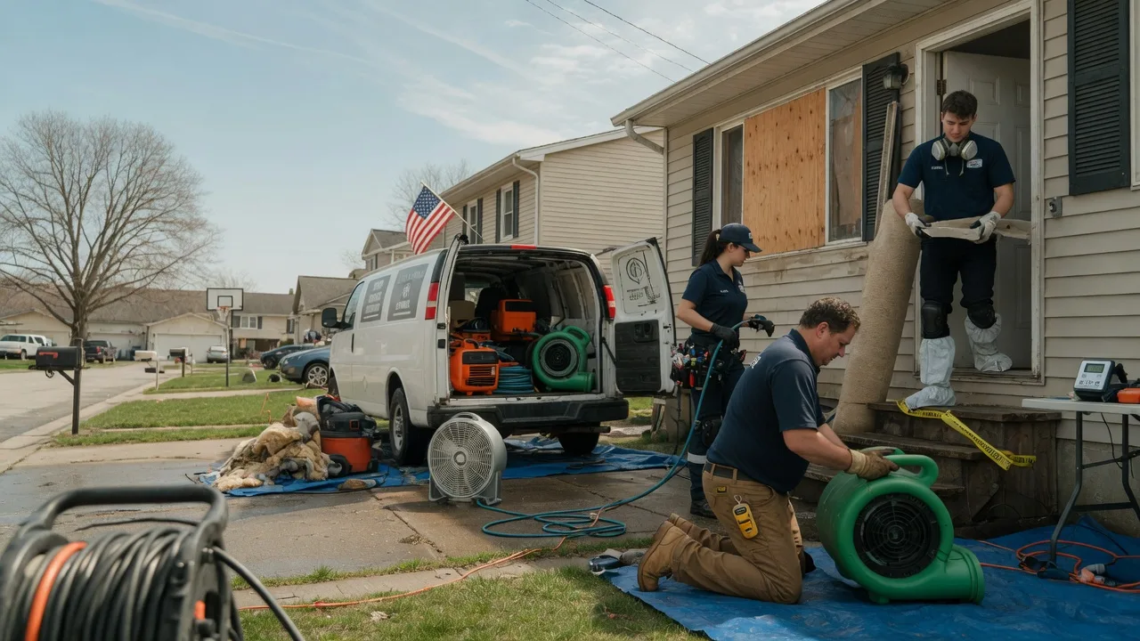 Water Damage Restoration in Evart, MI near me
